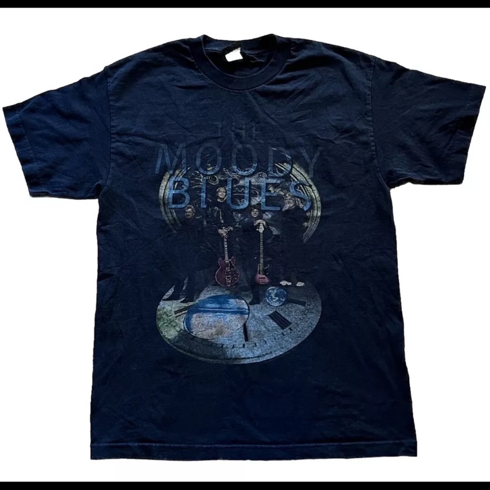 Vintage 1999 The Moody Blues Tour Shirt Double Side Graphic Retro Rock Giant
